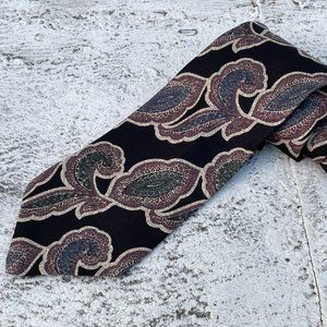 Kuppenheimer Mens Clothiers Men Tie Multi Color Pure Silk Vintage Tie